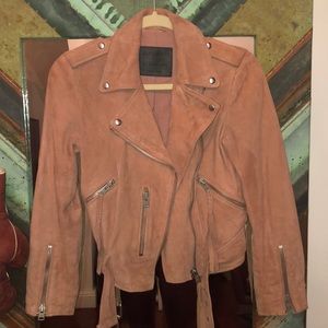 ALL SAINTS leather biker moto jacket